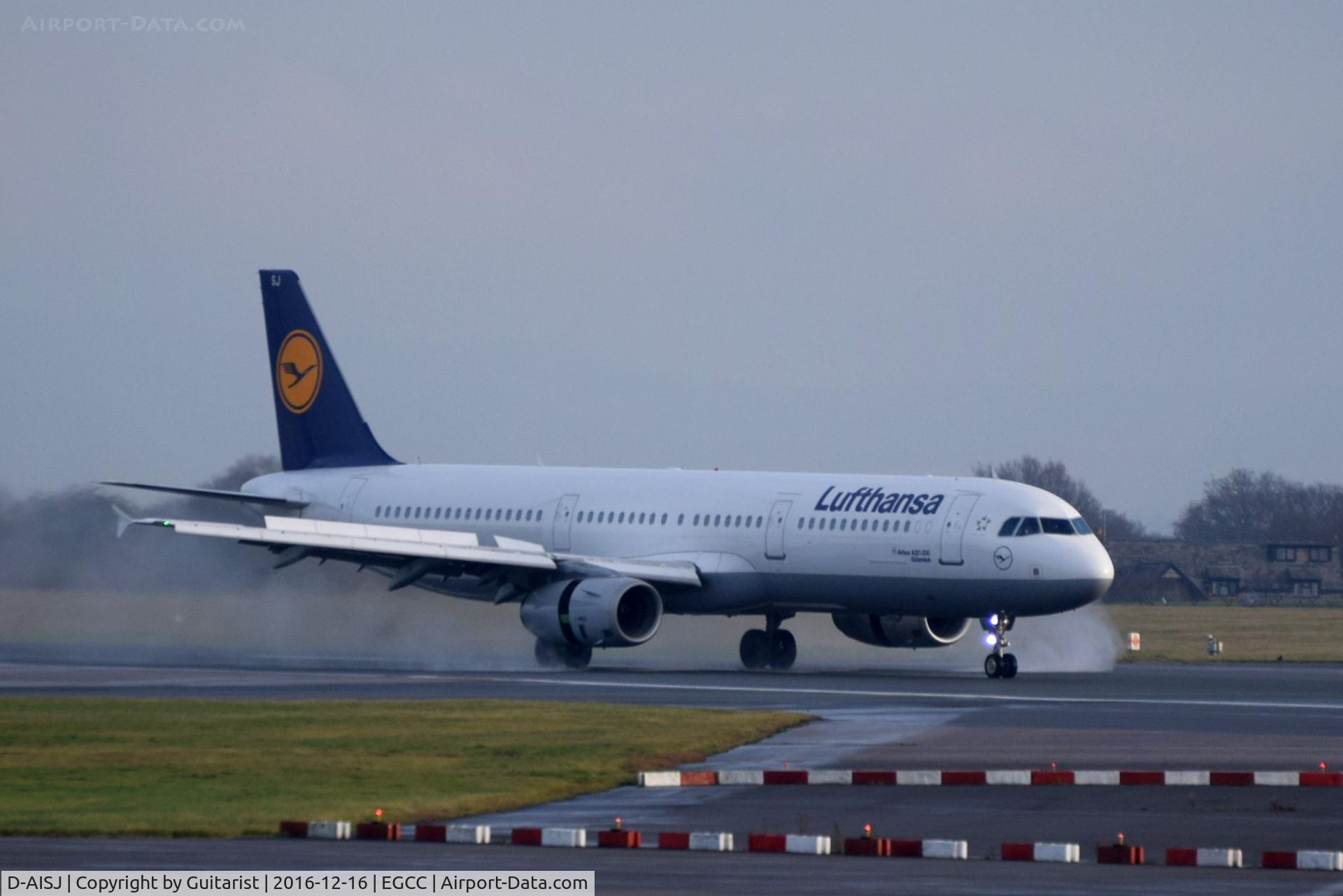 D-AISJ, 2008 Airbus A321-231 C/N 3360, At Manchester