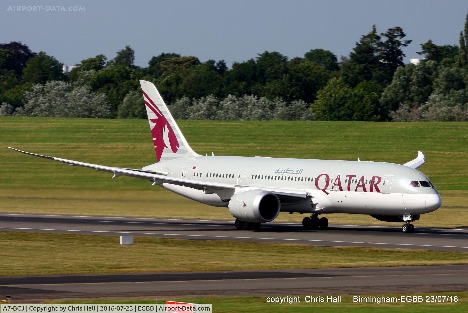 A7-BCJ, 2014 Boeing 787-8 Dreamliner C/N 38328, Qatar