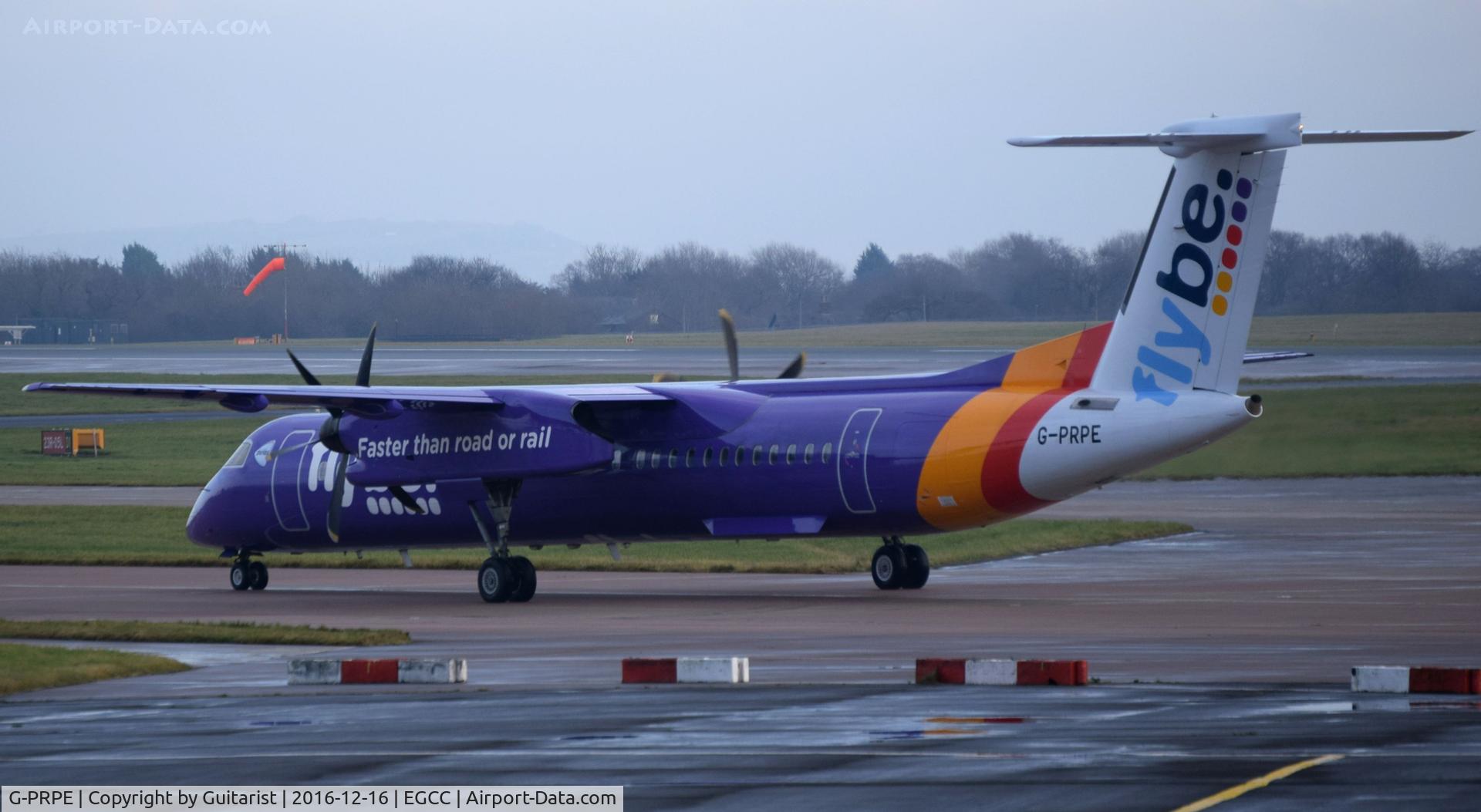 G-PRPE, 2008 De Havilland Canada DHC-8-402Q Dash 8 Dash 8 C/N 4209, At Manchester