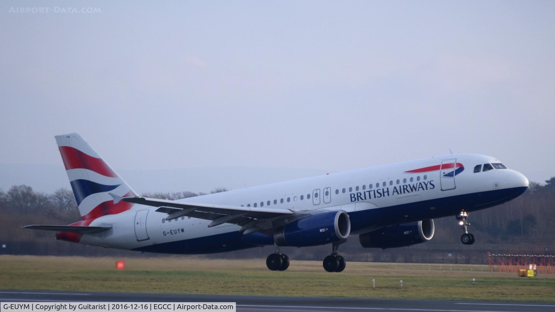 G-EUYM, 2011 Airbus A320-232 C/N 4791, At Manchester