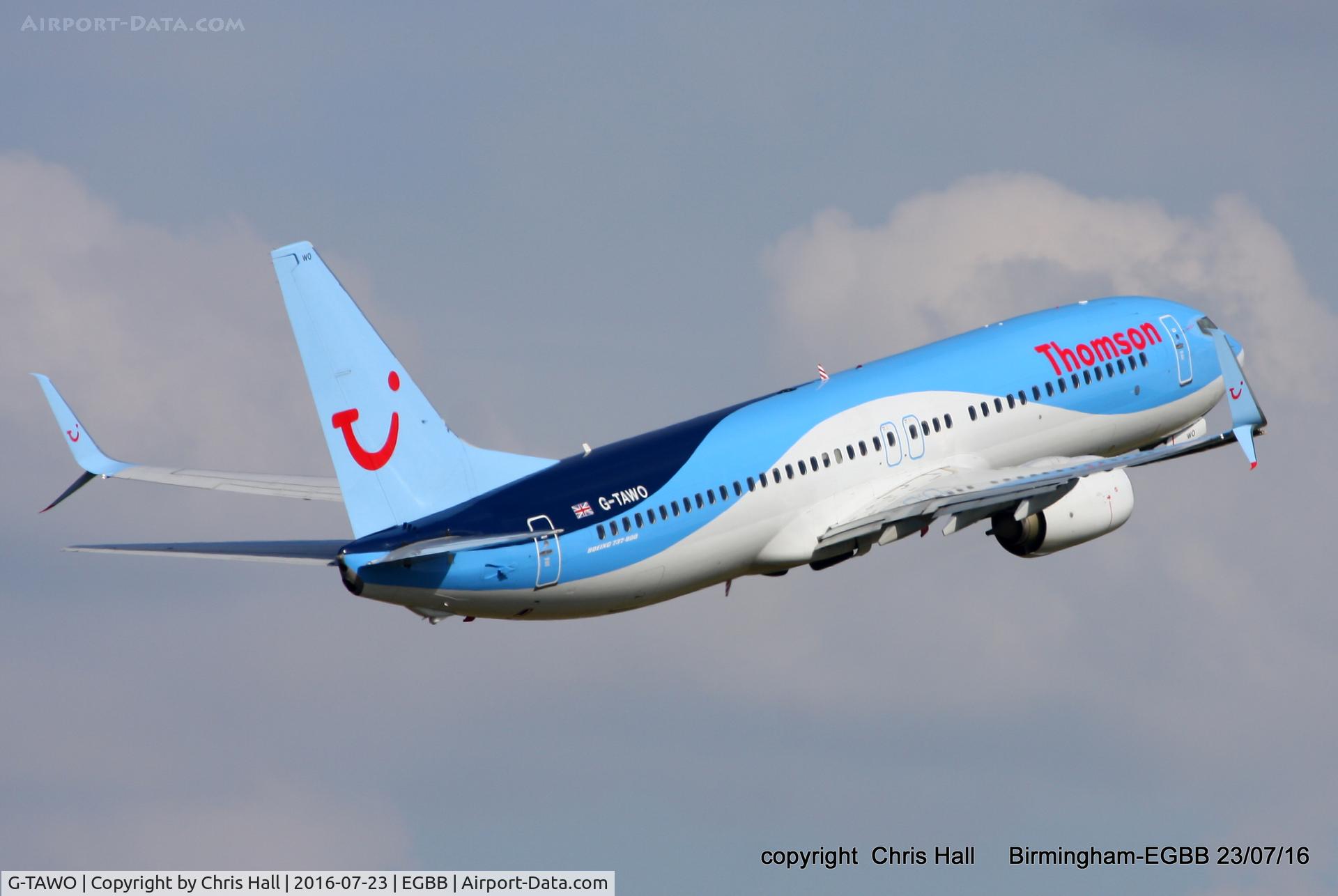 G-TAWO, 2013 Boeing 737-8K5 C/N 37255, Thomson