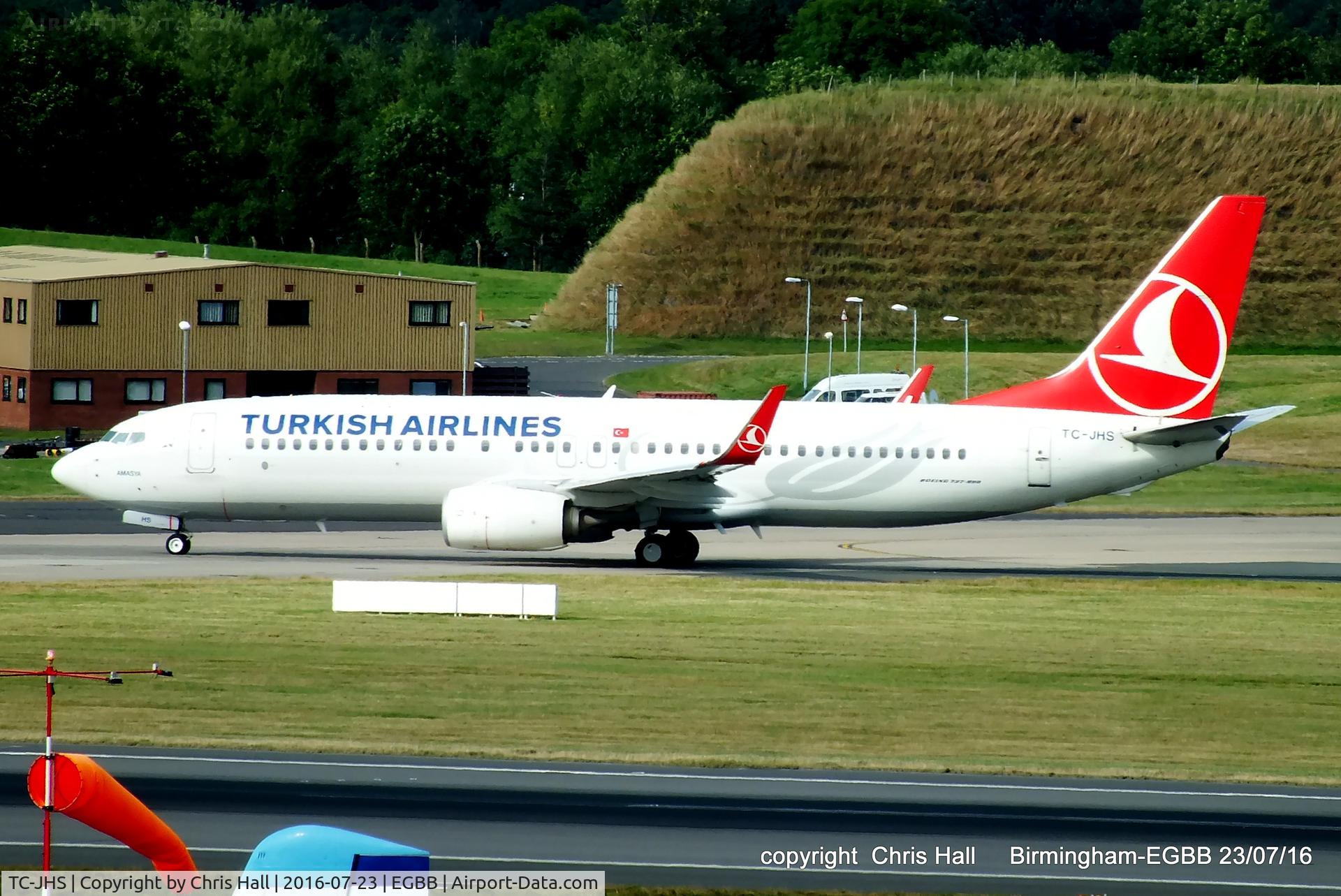 TC-JHS, 2013 Boeing 737-8F2 C/N 40991, Turkish Airlines