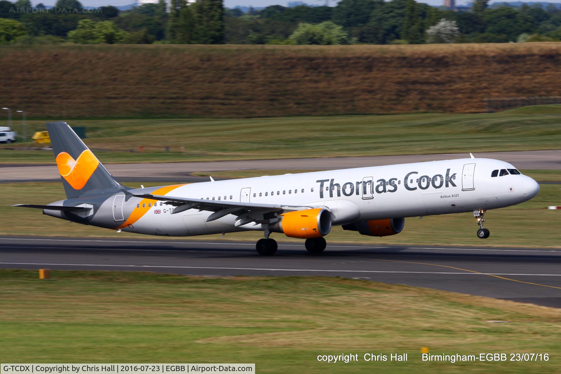 G-TCDX, 2002 Airbus A321-211 C/N 1887, Thomas Cook