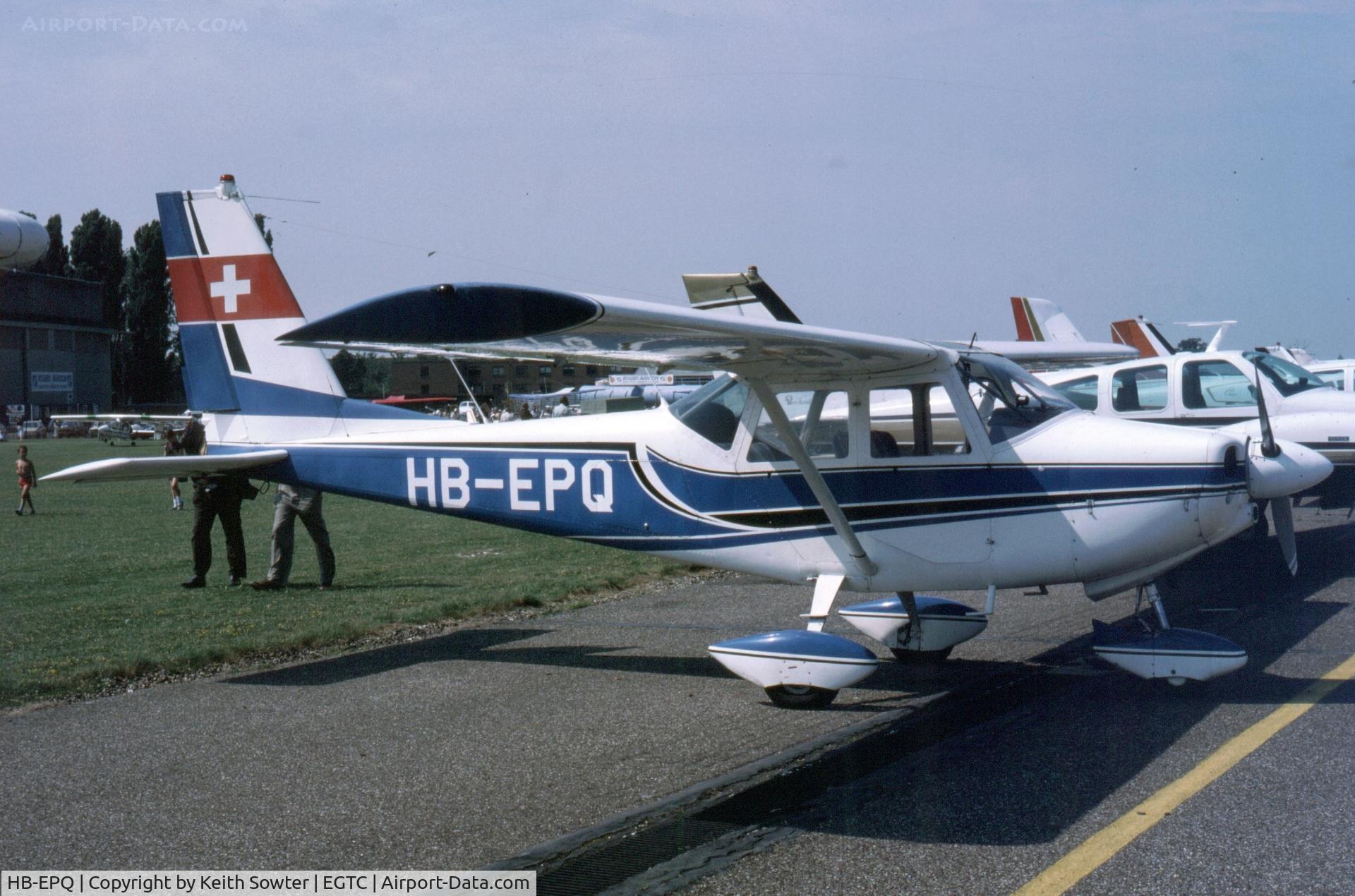 HB-EPQ, 1973 Partenavia P-64B Oscar 200 C/N 08, Rare visitor
