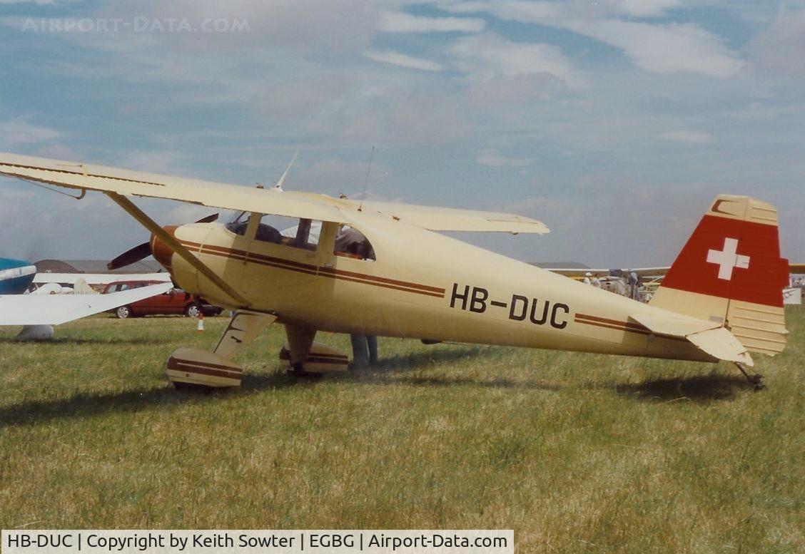 HB-DUC, 1948 Luscombe 8F Silvaire C/N 6295, Visiting