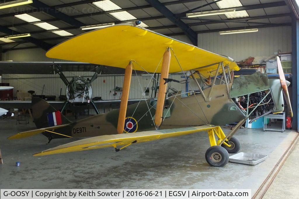 G-OOSY, 1943 De Havilland DH-82A Tiger Moth II C/N 85831, On maintenace