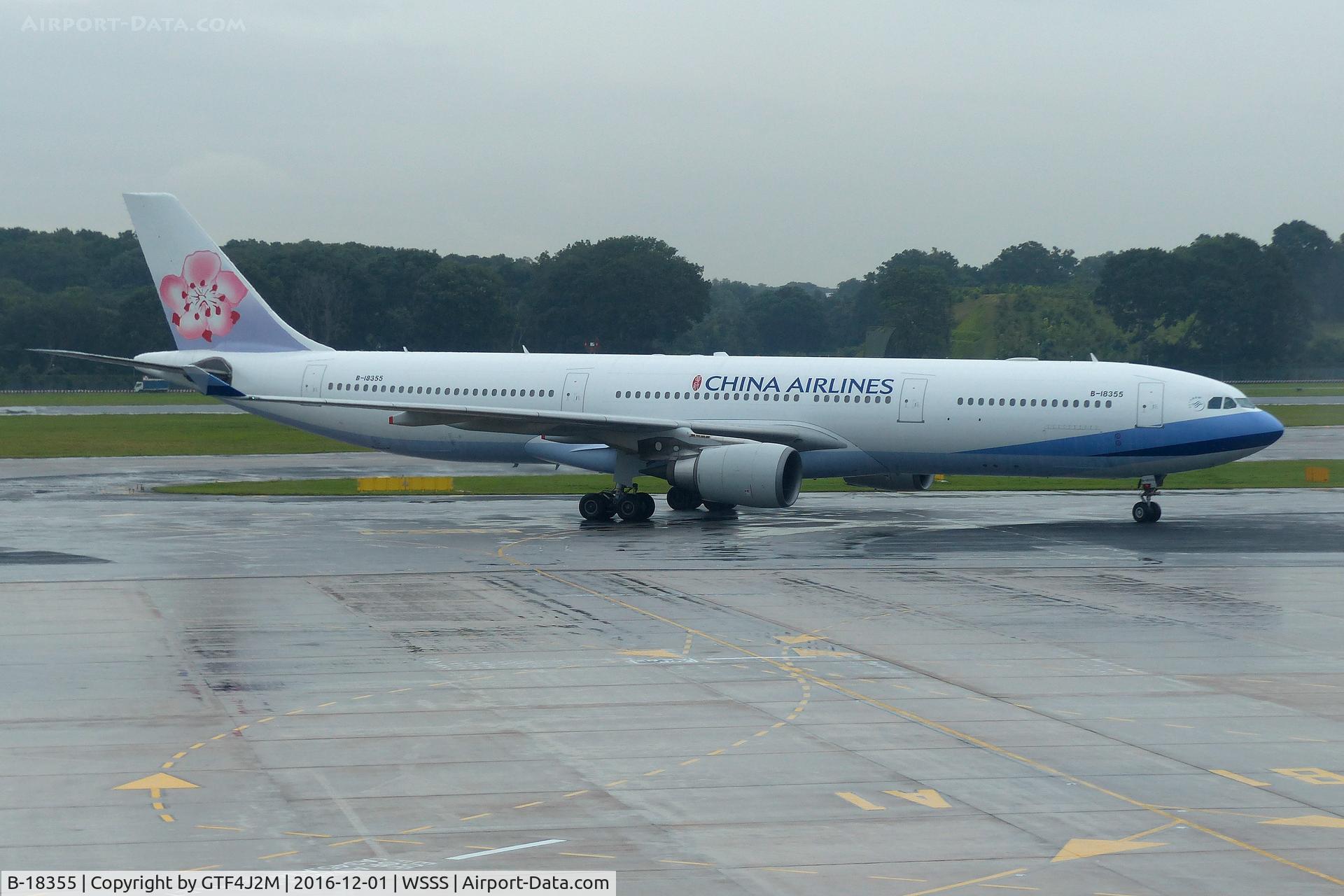 B-18355, 2010 Airbus A330-302 C/N 1177, B-18355  China AL  at Singapore 1.12.16