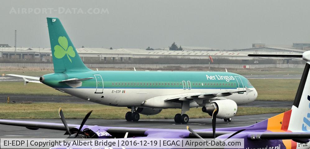 EI-EDP, 2009 Airbus A320-216 C/N 3781, Aer Lingus EI-EDP and flybe G-FLBE, Belfast City.