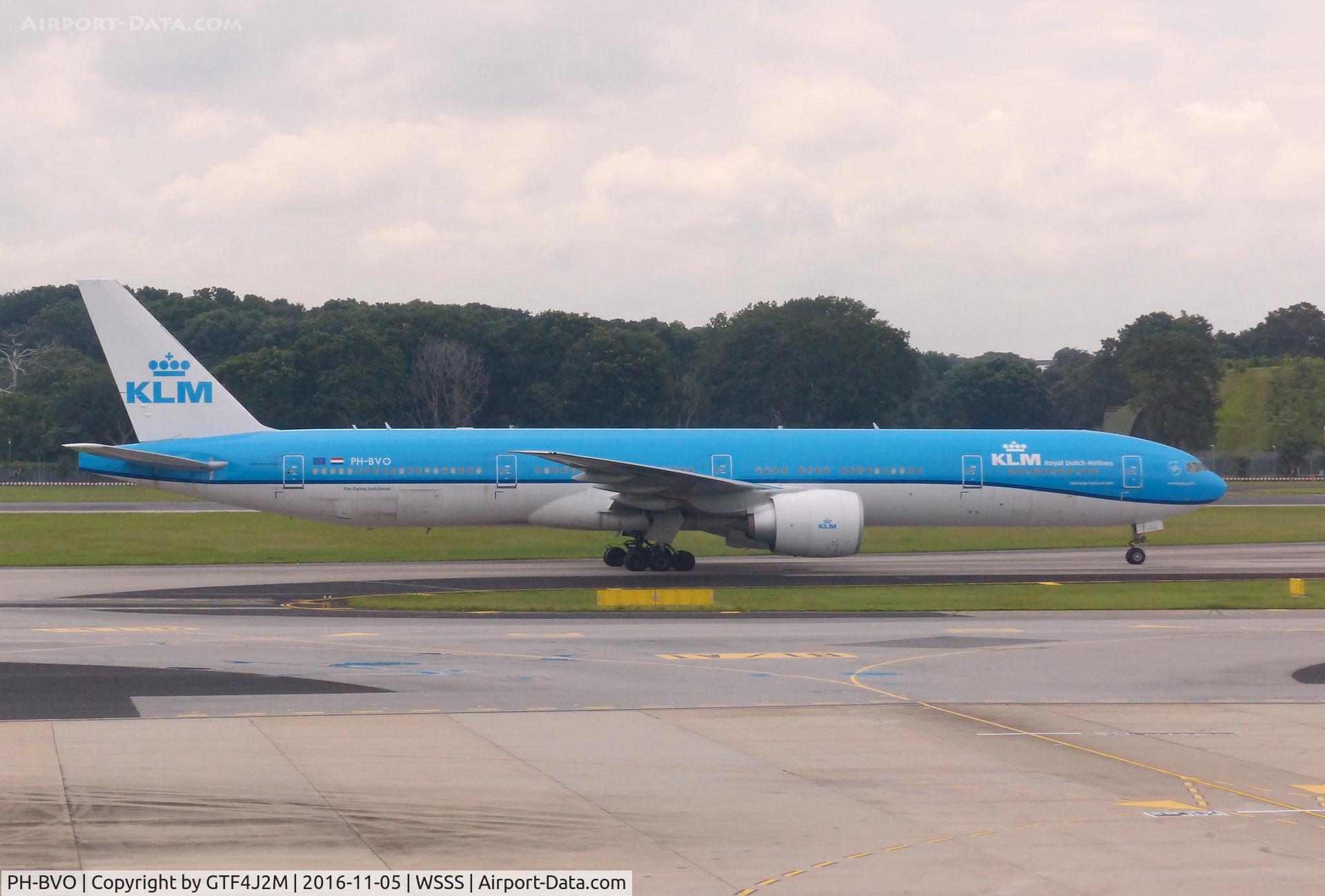 PH-BVO, 2015 Boeing 777-306/ER C/N 35946, PH-BVO  KLM  at Singapore 5.11.16
