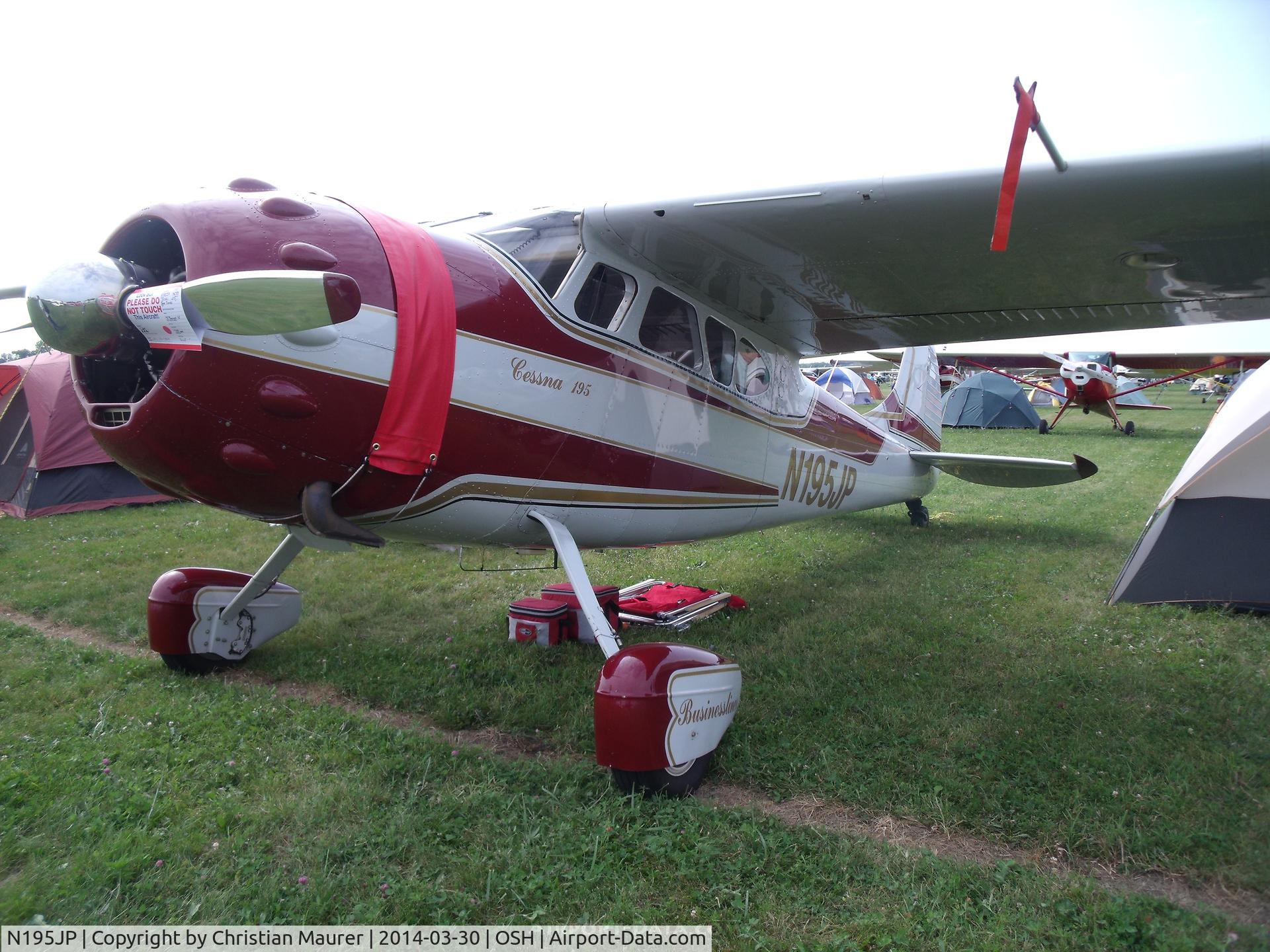 N195JP, 1951 Cessna 195 C/N 7673, Cessna 195
