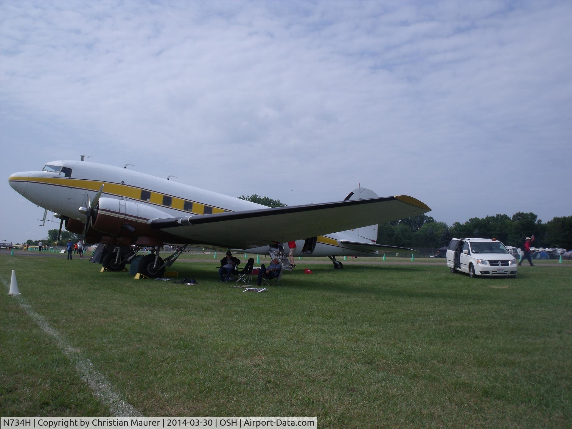 N734H, 1942 Douglas DC-3 (C-47-DL) C/N 4727, Douglas DC3
