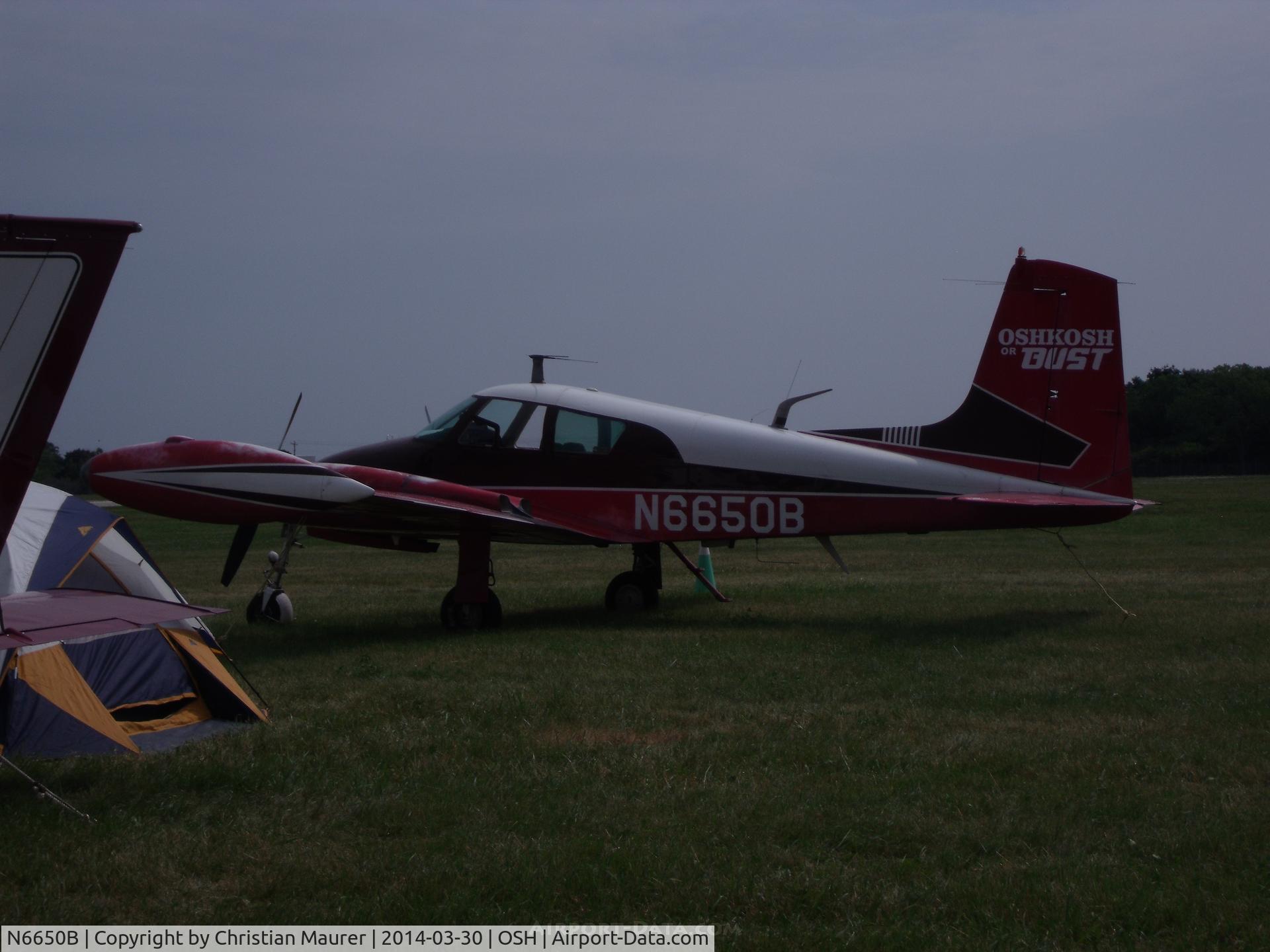 N6650B, 1958 Cessna 310B C/N 35750, Oshkosh or Bust