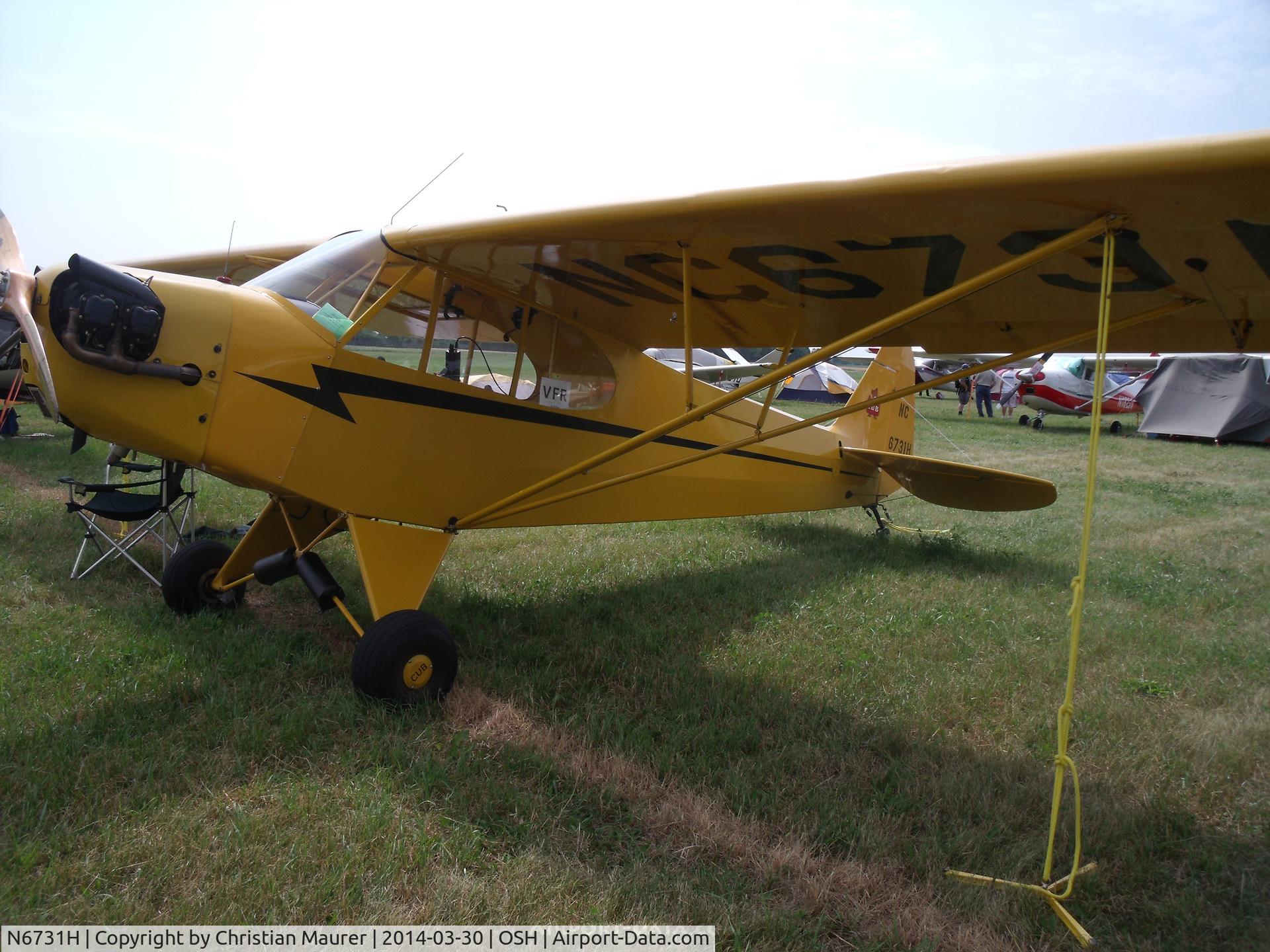 N6731H, 1946 Piper J3C-65 Cub C/N 19942, Piper Cub