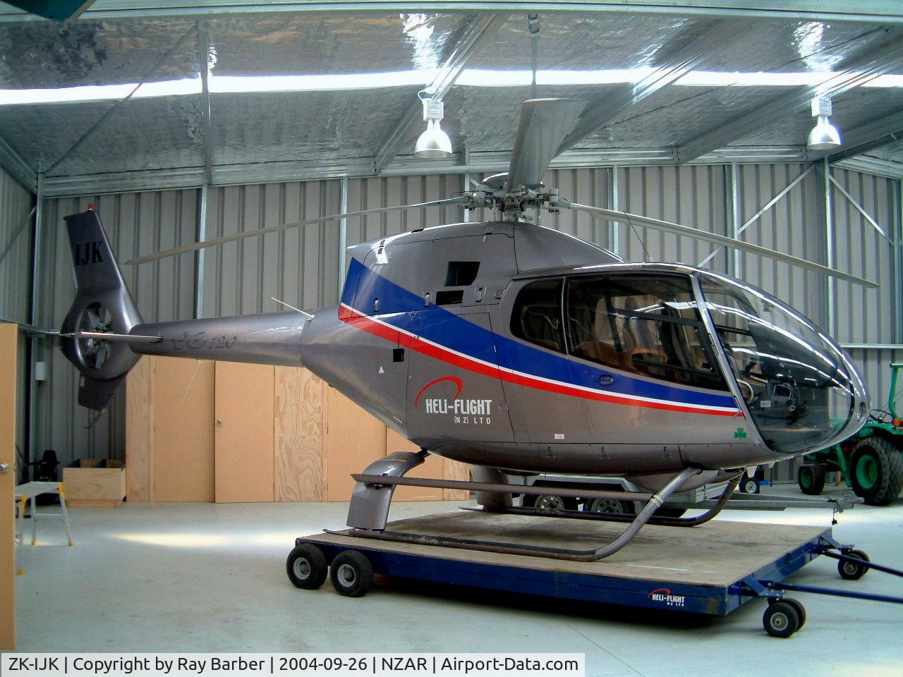 ZK-IJK, 1998 Eurocopter EC-120B Colibri C/N 1016, Eurocopter EC.120B Colibri [1016] (Heli-Flight (NZ) Ltd) Auckland-Ardmore~ZK 26/09/2004