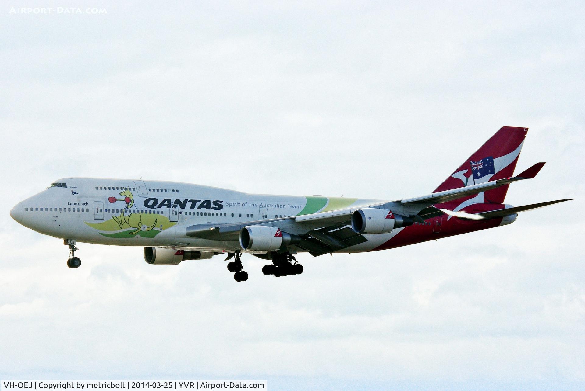 VH-OEJ, 2003 Boeing 747-438/ER C/N 32914, QF75 from SYD