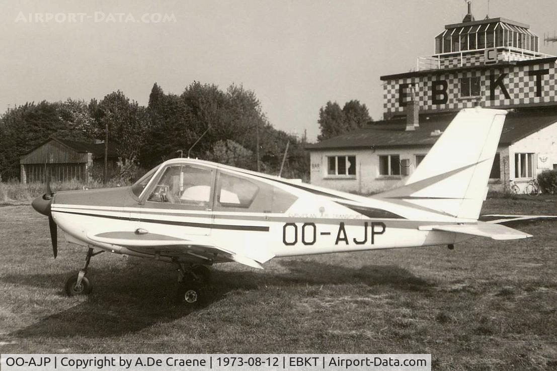 OO-AJP, 1963 Gardan GY-80-160 Horizon C/N 28, At Wevelgem in 1973.