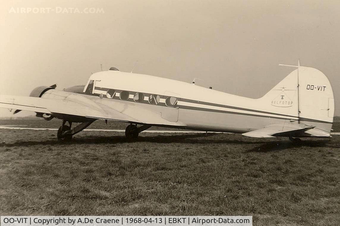OO-VIT, 1946 Avro 652A Anson C.19 Srs 2 C/N 1361, OO-VIT at Wevelgem in 1968.