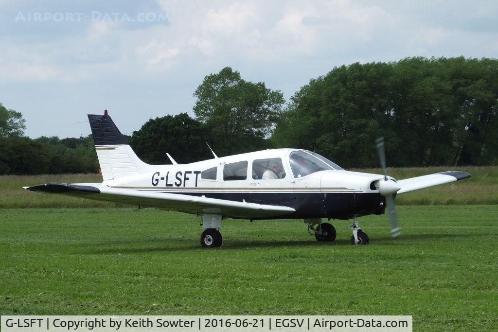 G-LSFT, 1985 Piper PA-28-161 Cherokee Warrior II C/N 28-8516008, Visiting aircraft
