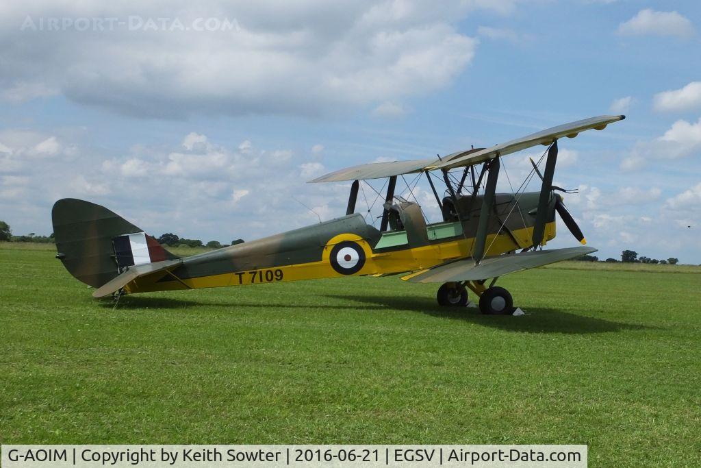 G-AOIM, 1946 De Havilland DH-82A Tiger Moth II C/N 83536, Visiting aircraft