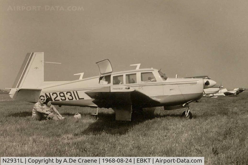 N2931L, 1967 Mooney M20F Executive Executive C/N 670325, Wevelgem Airshow in 1968.