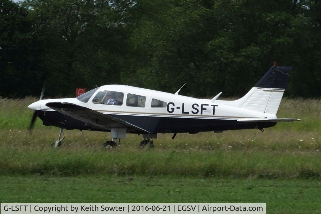 G-LSFT, 1985 Piper PA-28-161 Cherokee Warrior II C/N 28-8516008, Visiting aircraft