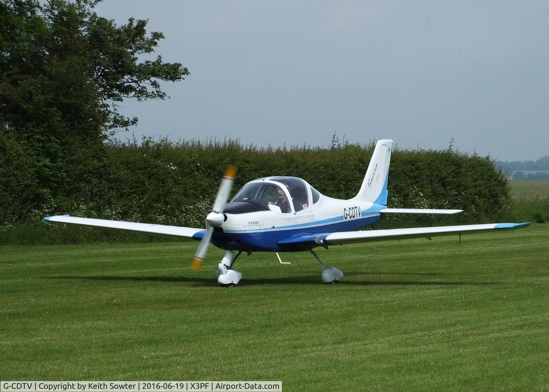 G-CDTV, 2007 Tecnam P-2002EA Sierra C/N PFA 333-14501, Priory Farm Fathers day flyin