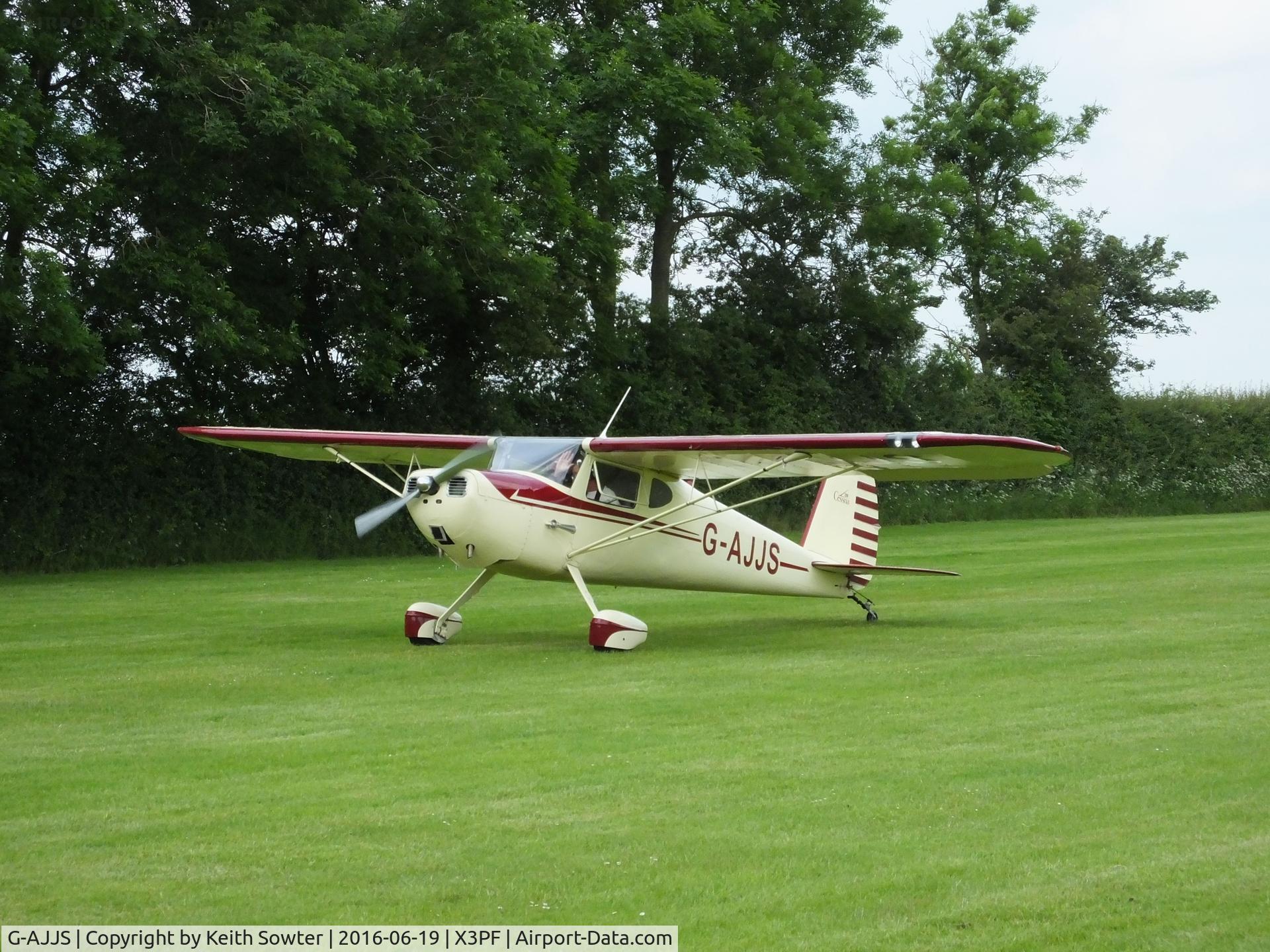 G-AJJS, 1947 Cessna 120 C/N 13047, Priory Farm Fathers day flyin