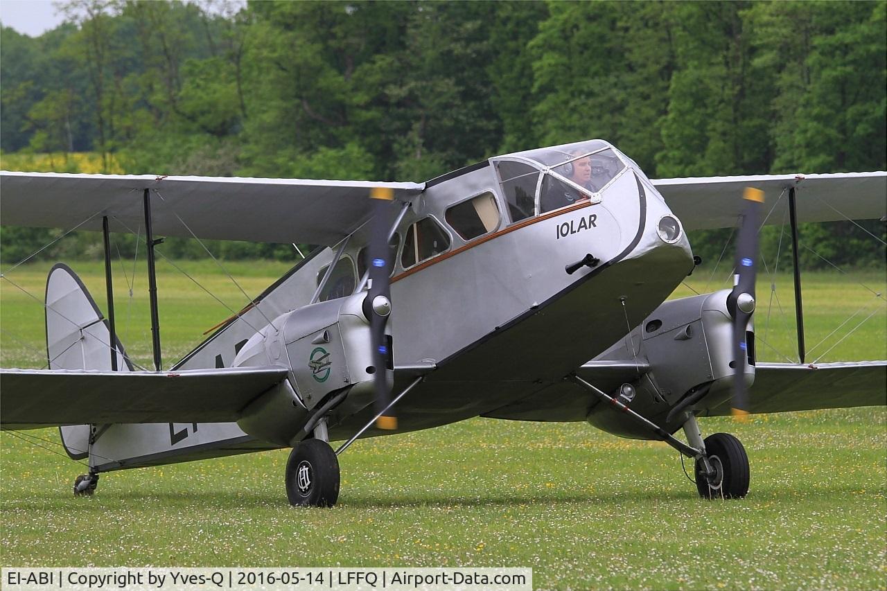 EI-ABI, 1936 De Havilland DH-84 Dragon 2 C/N 6105, De Havilland DH-84 Dragon 2, Taxiing to parking area, La Ferté-Alais airfield (LFFQ) Air show 2016