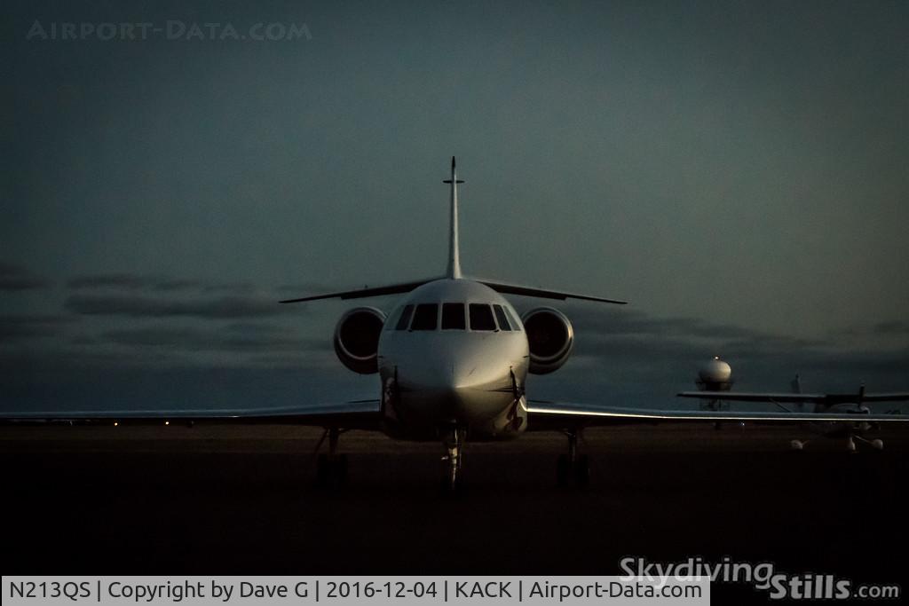 N213QS, 2000 Dassault Falcon 2000 C/N 113, Just after sunset
