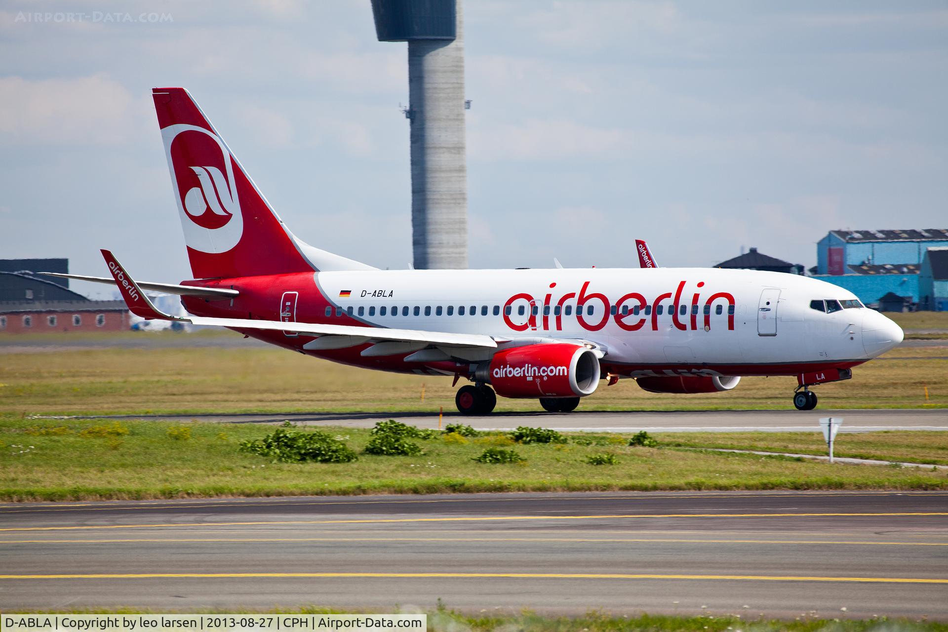 D-ABLA, 2007 Boeing 737-76J C/N 36114, Copenhagen 27.8.13