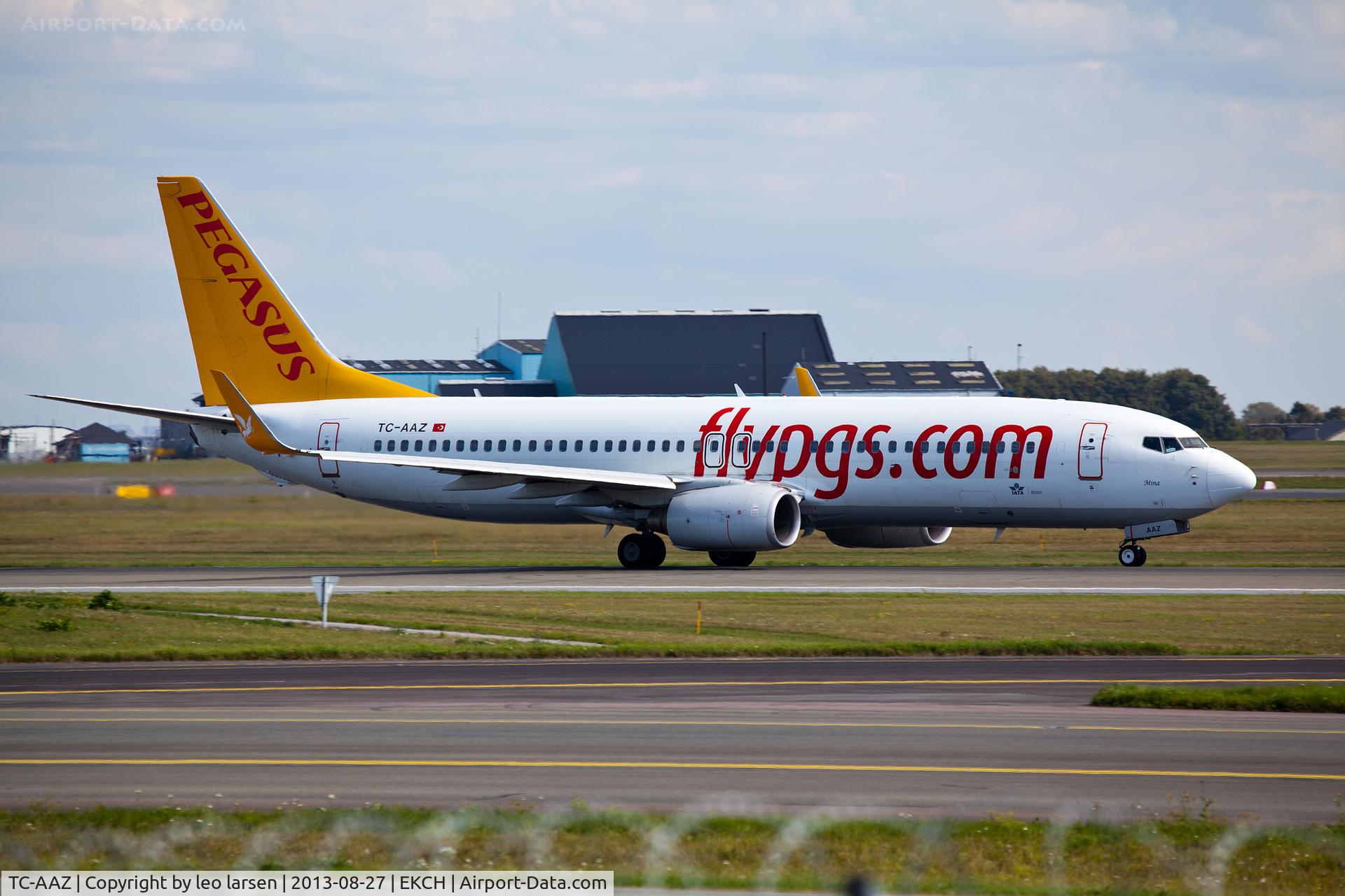 TC-AAZ, 2010 Boeing 737-82R C/N 40875, Copenhagen 27.8.13