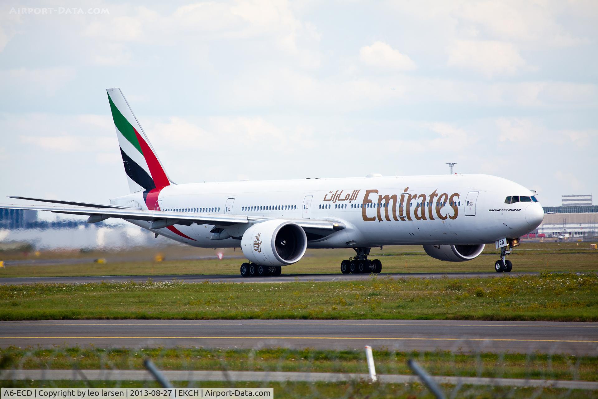 A6-ECD, 2007 Boeing 777-36N/ER C/N 32795, Copenhagen 27.8.13
