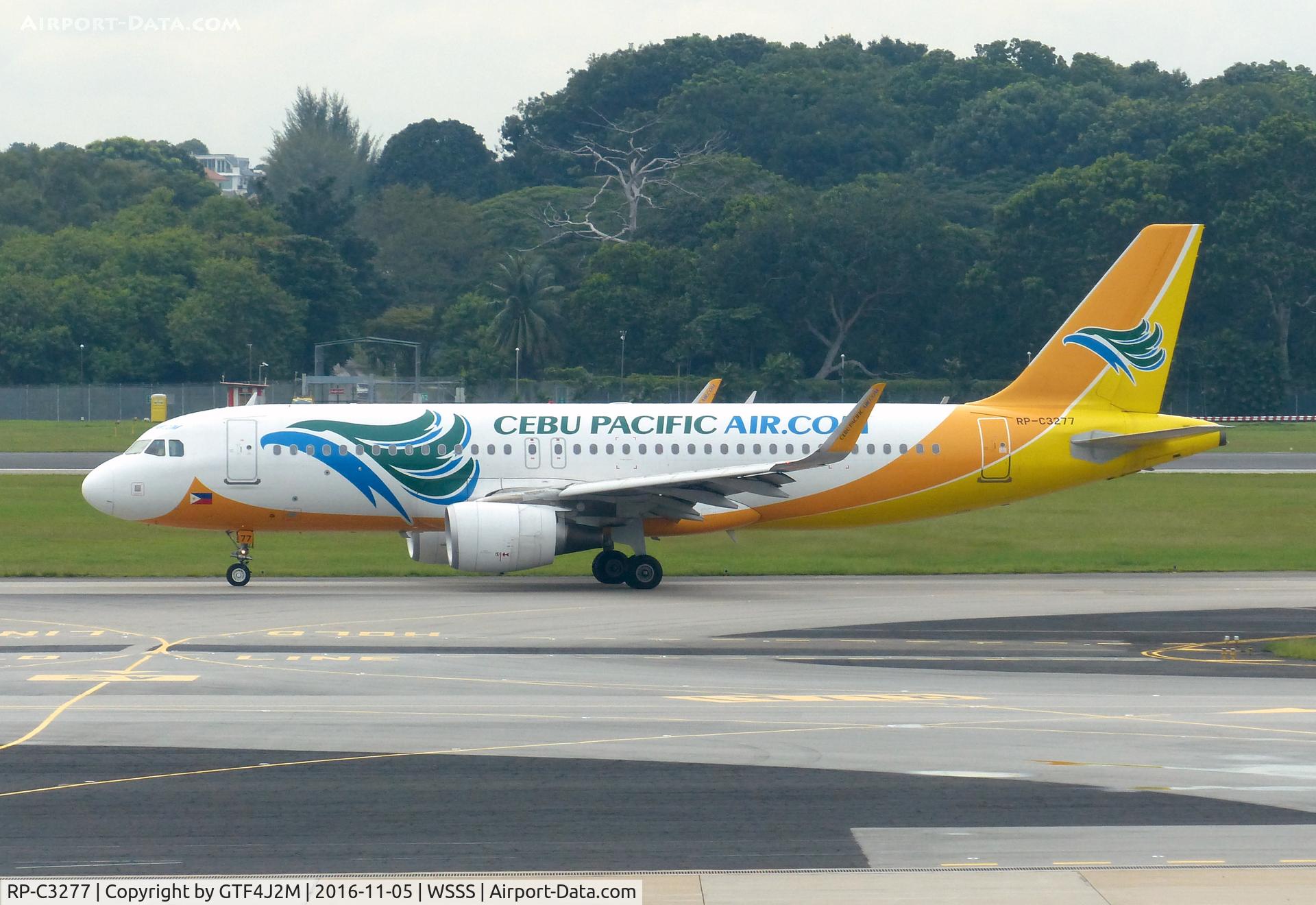 RP-C3277, 2013 Airbus A320-214 C/N 5934, RP-C3277  CEBU Pacific Air at Singapore 5.11.16