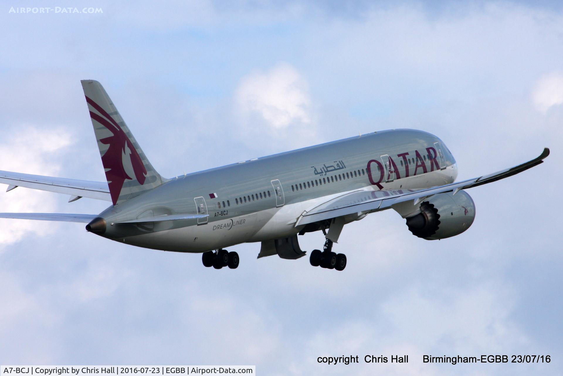 A7-BCJ, 2014 Boeing 787-8 Dreamliner C/N 38328, Qatar
