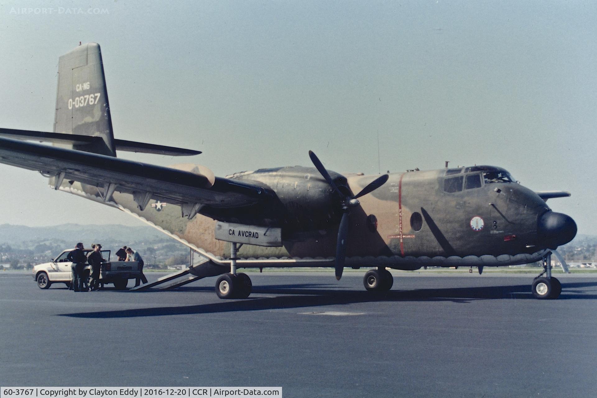 60-3767, 1960 De Havilland Canada C-7A Caribou C/N 18, Concord Airport California.
