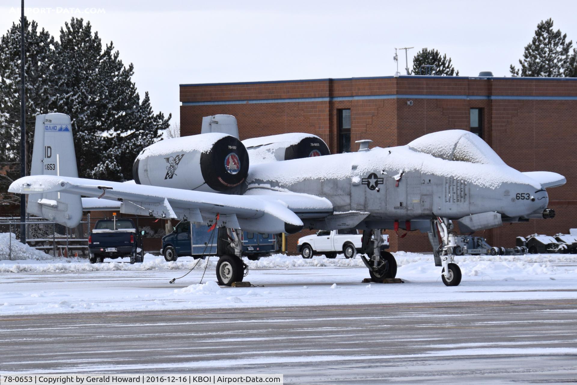 78-0653, 1978 Fairchild Republic A-10C Thunderbolt II C/N A10-0273, Back at BOI after a six month tour in the Middle East.
