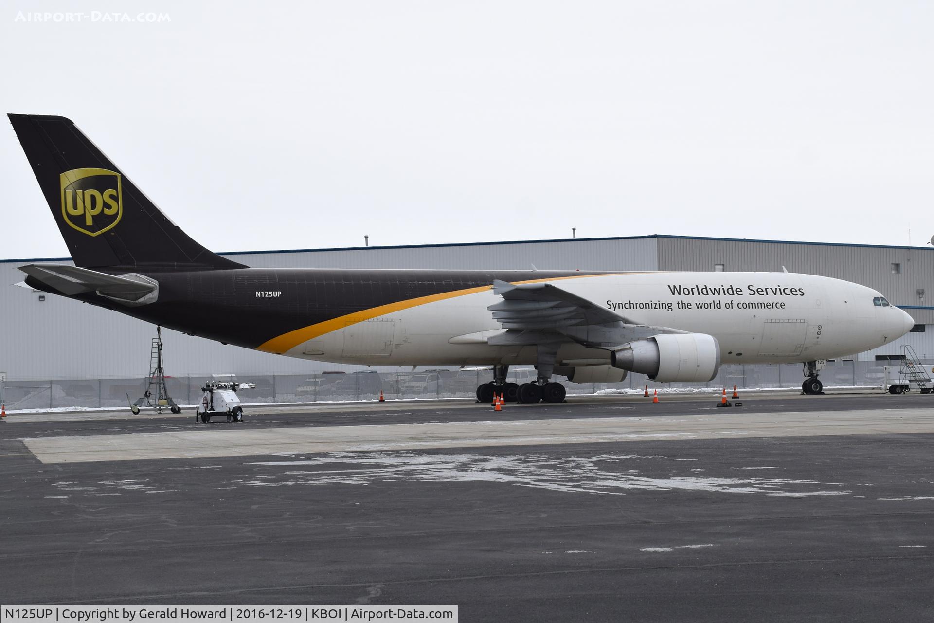 N125UP, 2000 Airbus A300F4-622R(F) C/N 0809, Parked on UPS ramp.