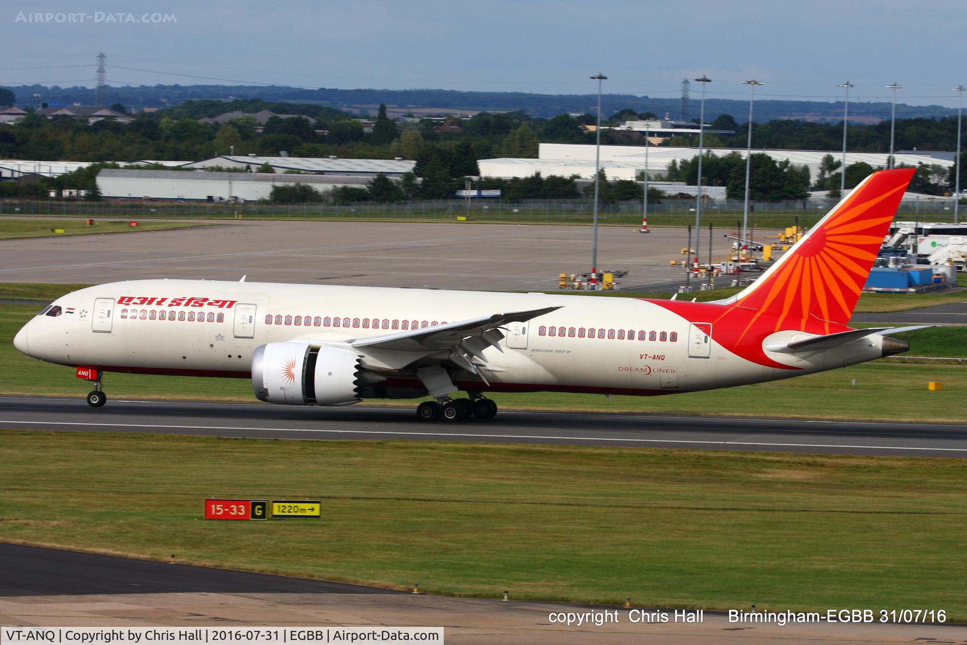 VT-ANQ, 2014 Boeing 787-8 Dreamliner C/N 36288, Air India