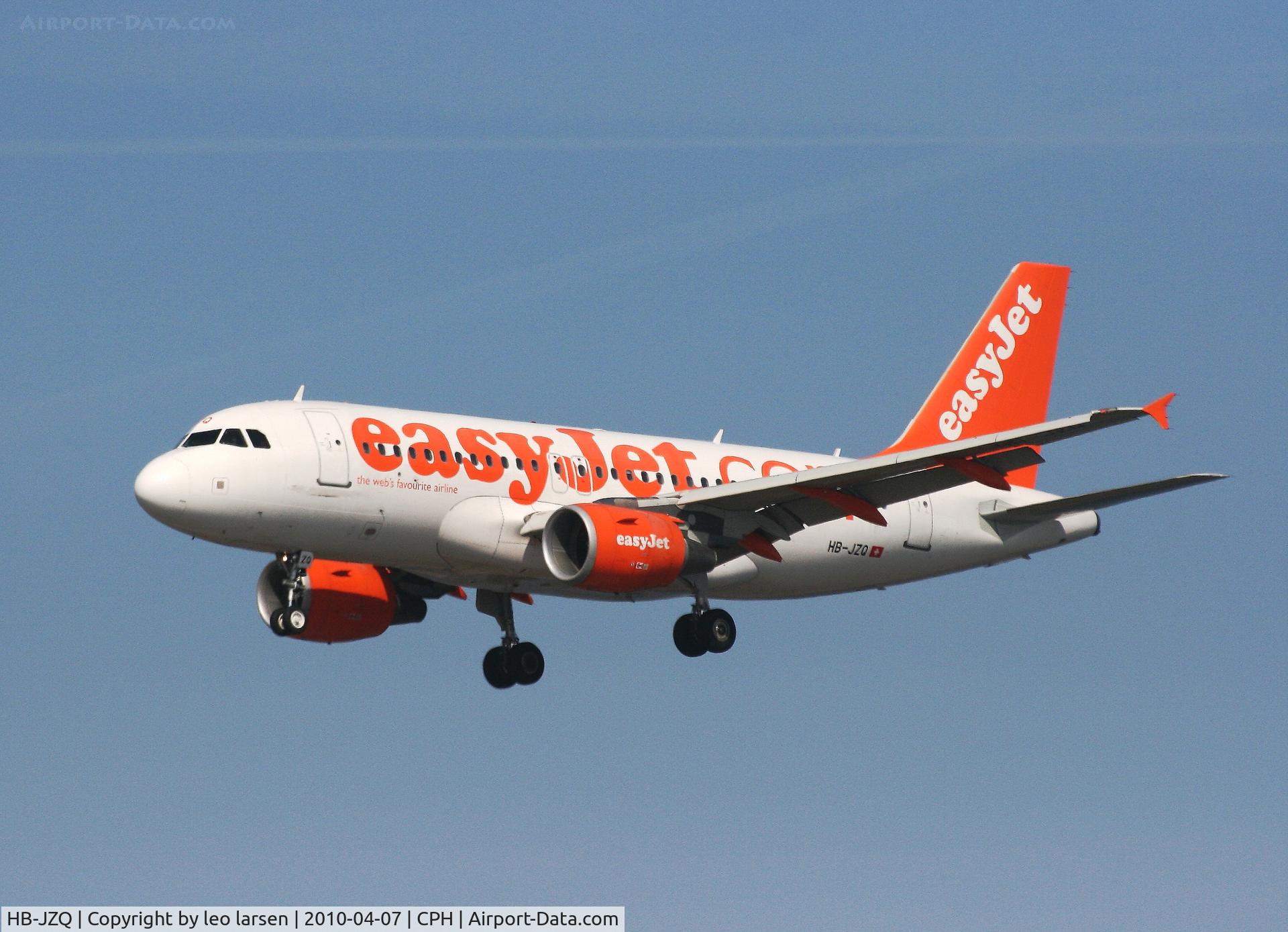 HB-JZO, 2005 Airbus A319-111 C/N 2398, Copenhagen 7.4.10