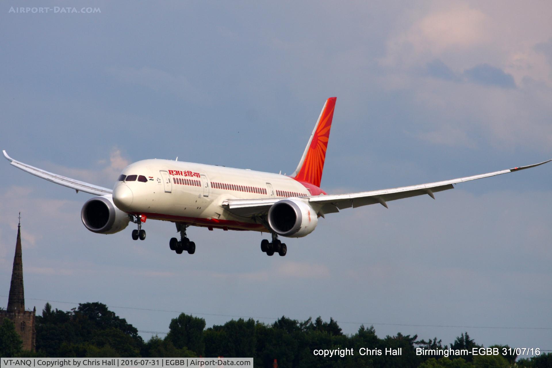 VT-ANQ, 2014 Boeing 787-8 Dreamliner C/N 36288, Air India