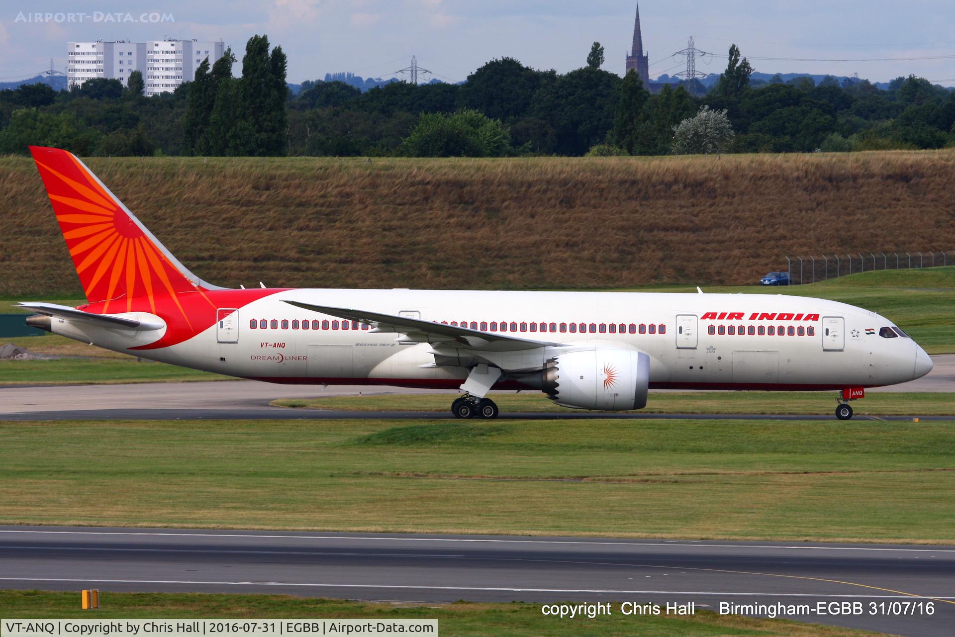 VT-ANQ, 2014 Boeing 787-8 Dreamliner C/N 36288, Air India