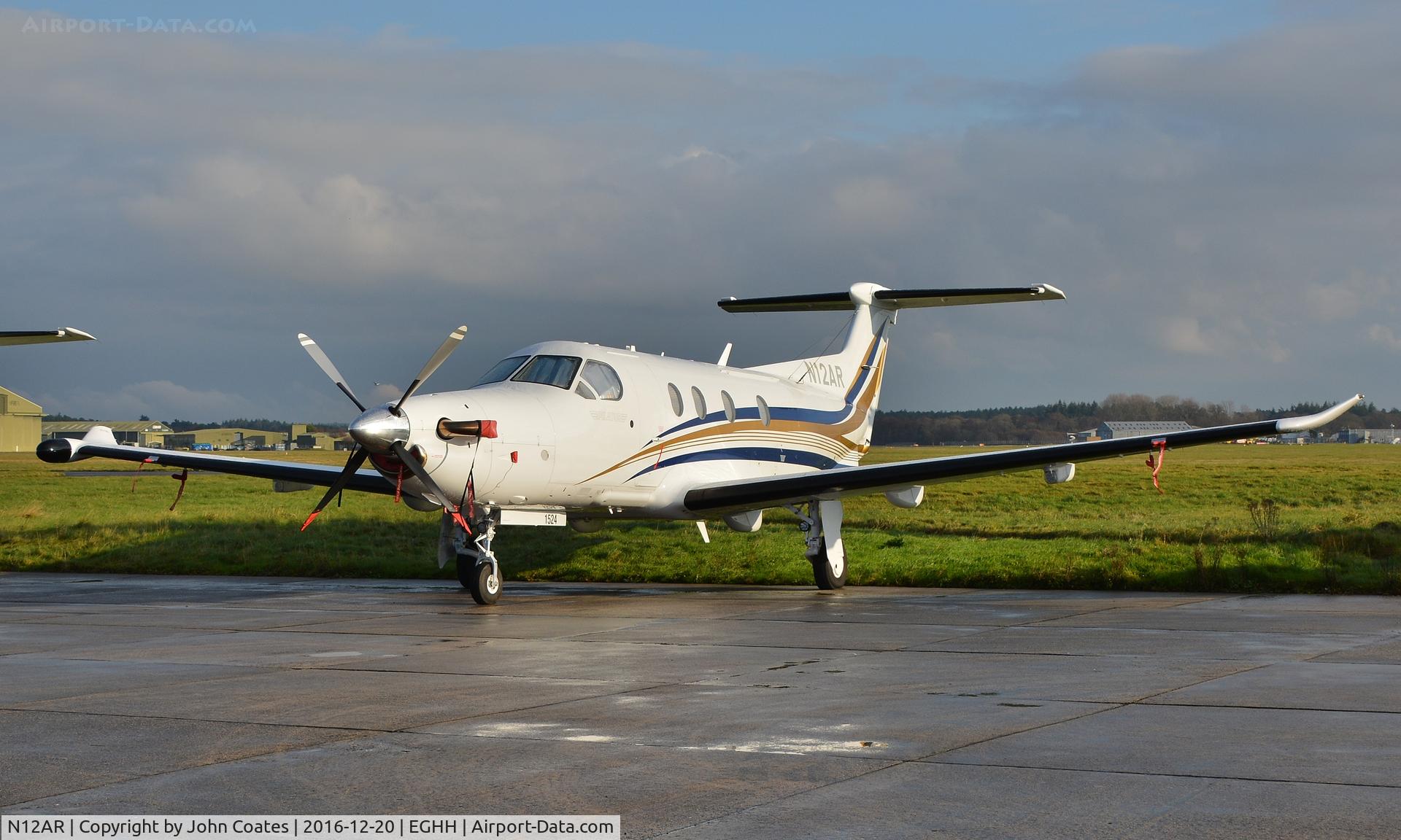 N12AR, 2015 Pilatus PC-12/47E C/N 1524, At Pilatus Centre