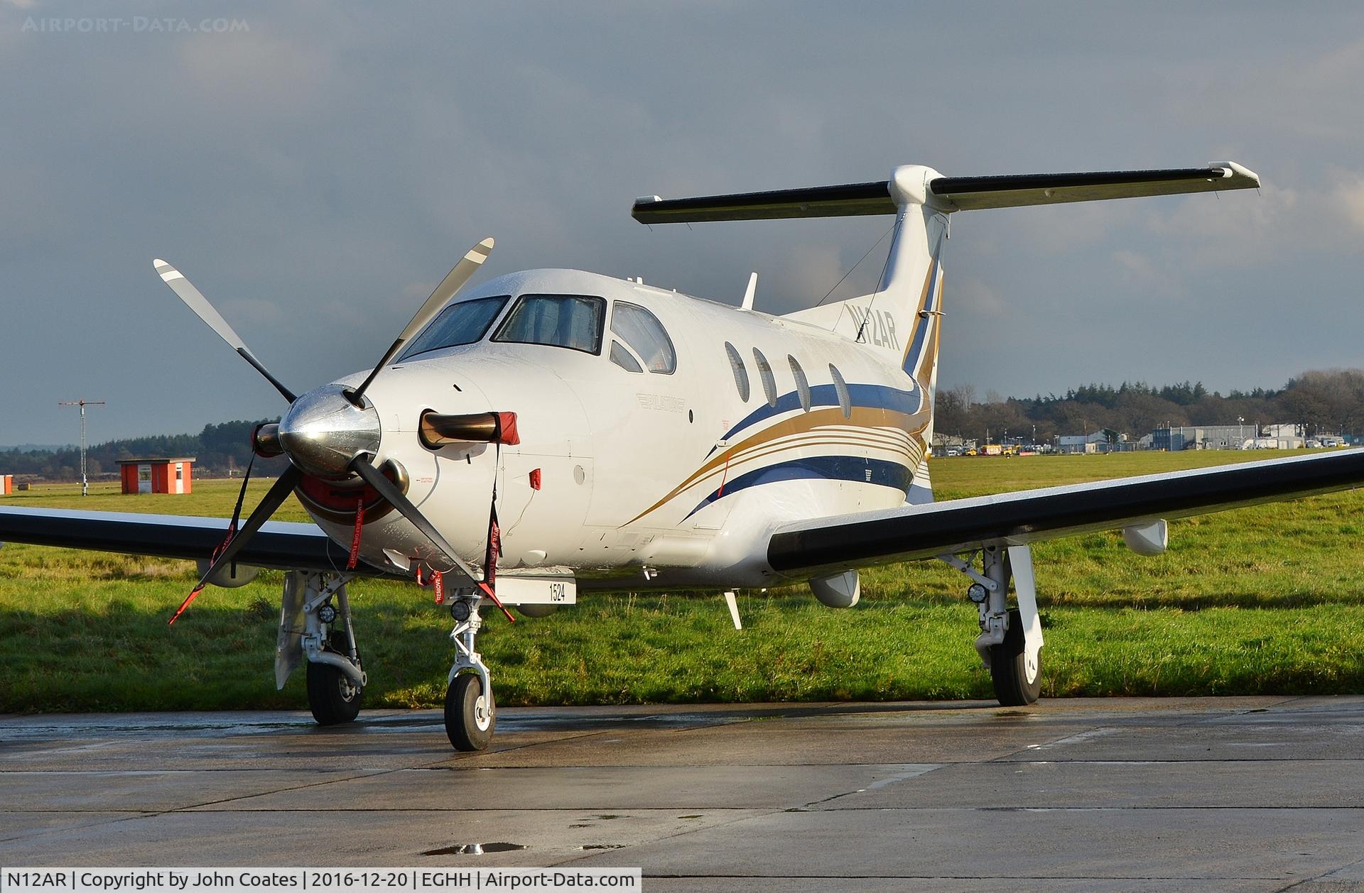 N12AR, 2015 Pilatus PC-12/47E C/N 1524, At Pilatus Centre