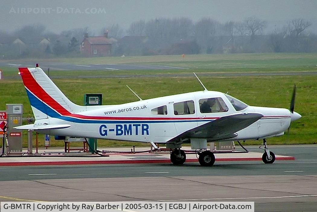 G-BMTR, 1981 Piper PA-28-161 Cherokee Warrior II C/N 28-8116119, Piper PA-28-161 Warrior II [28-8116119] (Aeros) Staverton~G 15/03/2005