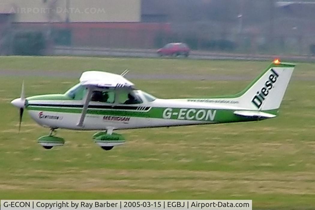 G-ECON, 1975 Cessna 172M Skyhawk C/N 172-64490, Cessna 172M Skyhawk [172-64490] Staverton~G 15/03/2005