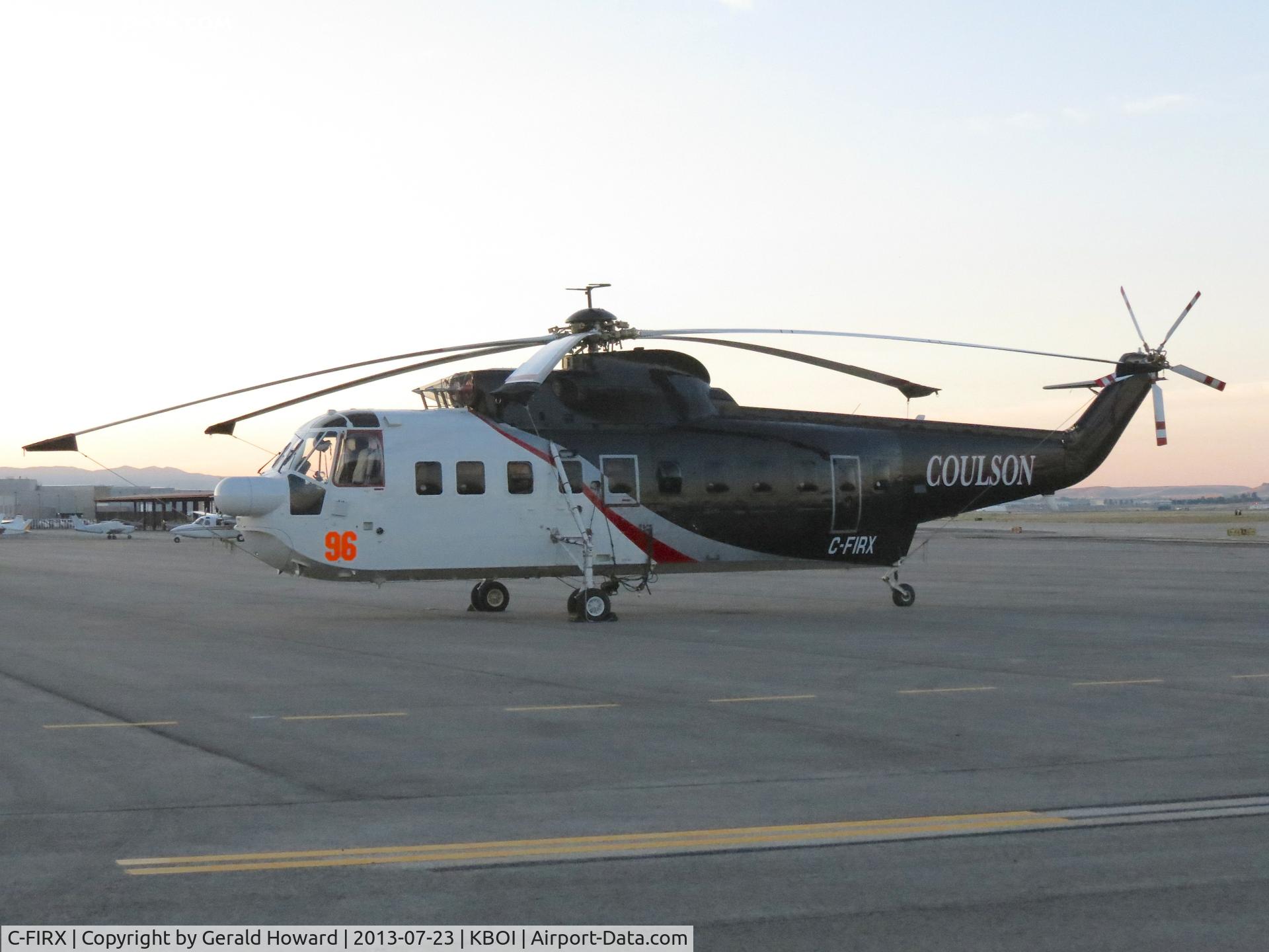 C-FIRX, 1964 Sikorsky S-61 N-3 C/N 61257, Parked on GA ramp. S-61N Sikorsky