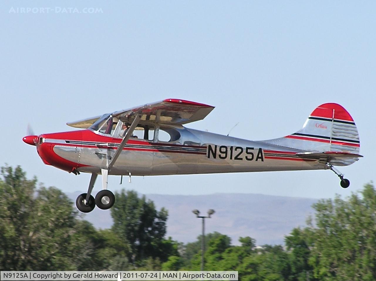 N9125A, 1949 Cessna 170A C/N 18884, Departing RWY 11.