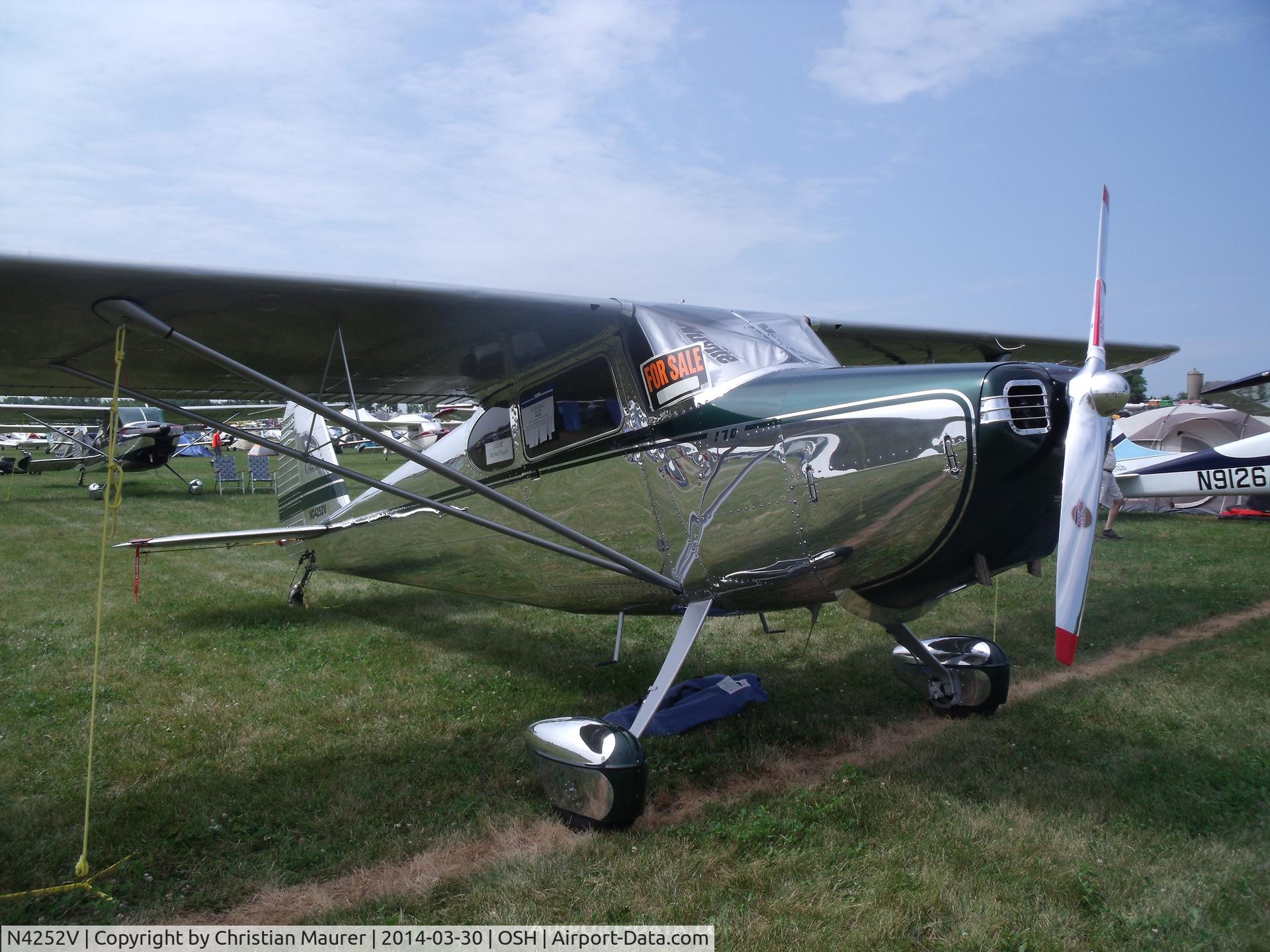 N4252V, 1948 Cessna 170 C/N 18608, Cessna 170