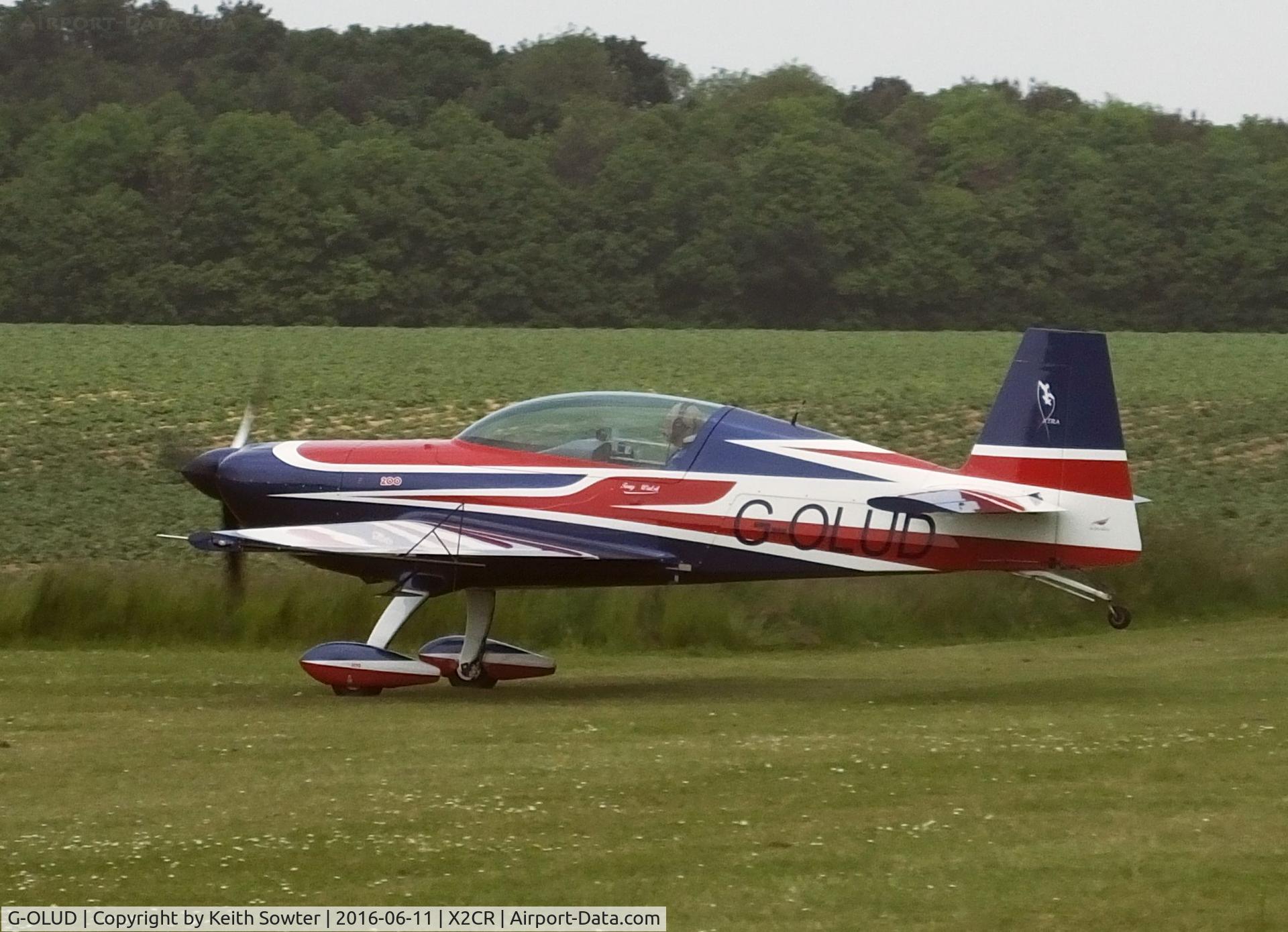 G-OLUD, 2012 Extra EA-300 C/N 1044, Visiting Northrepps