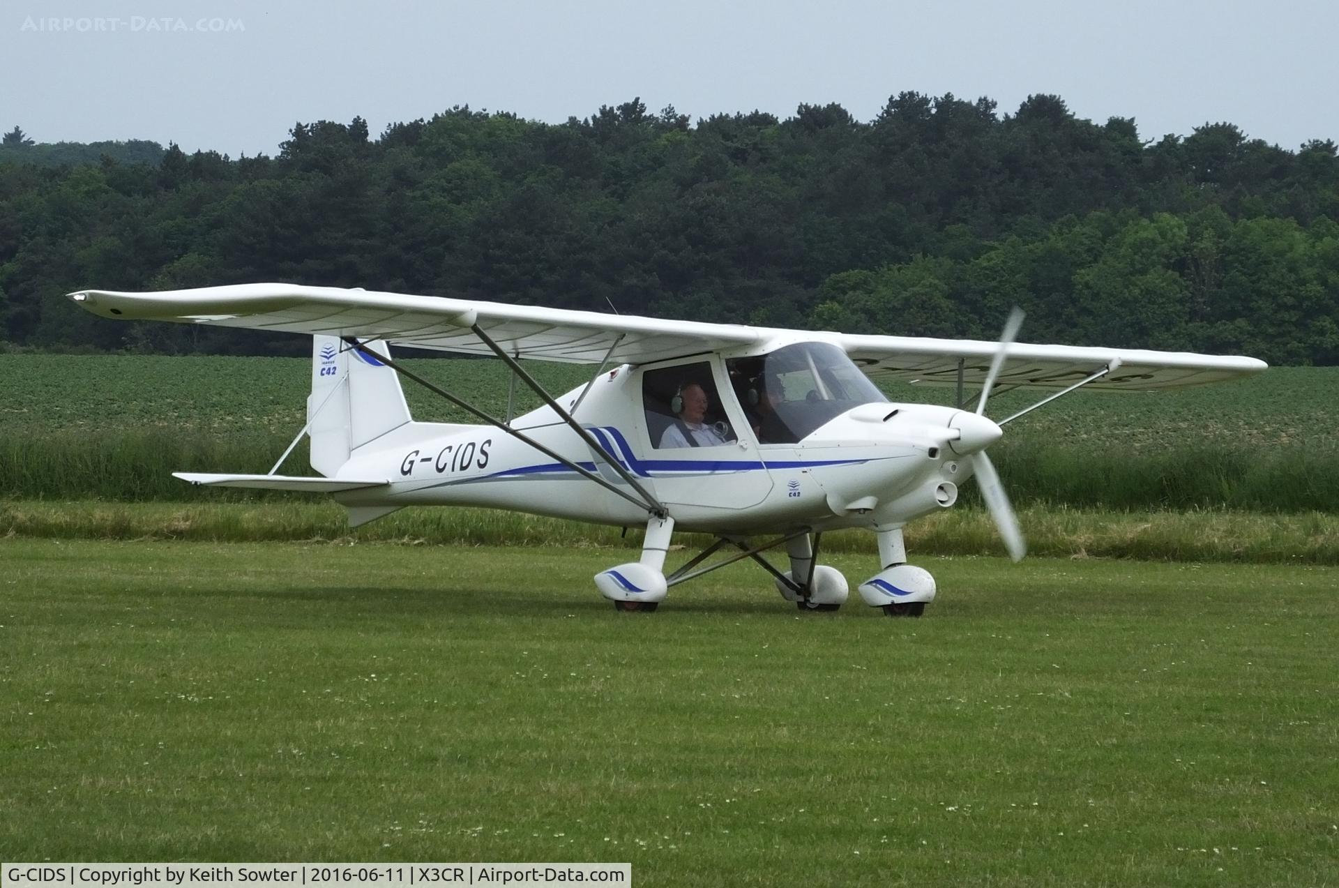G-CIDS, 2013 Comco Ikarus C42 FB100 Bravo C/N 1310-7285, Based at Northrepps